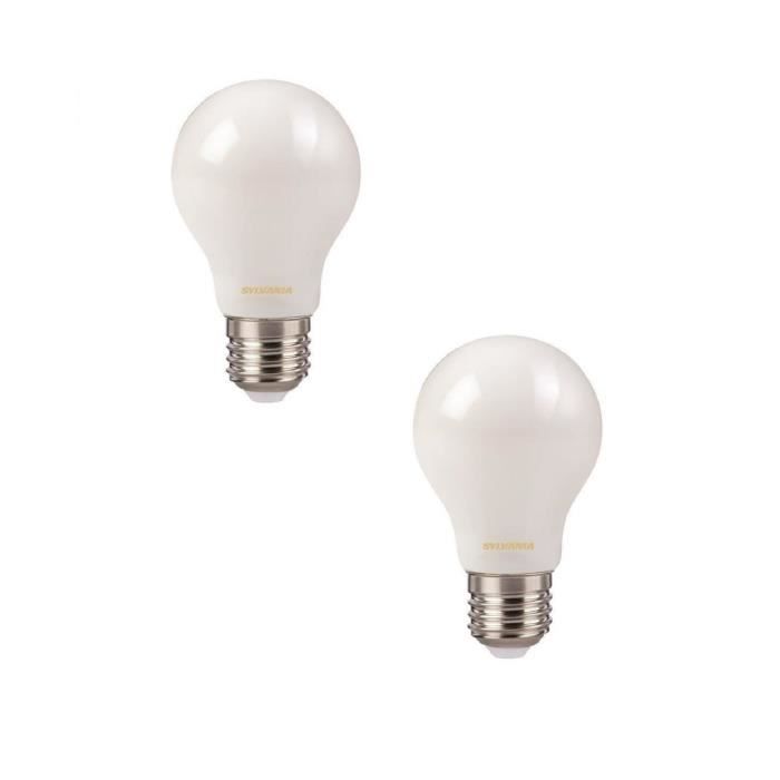 SYLVANIA Lot de 2 ampoules LED à filament Toledo RT A60 E27 7 W équivalent à 60 W