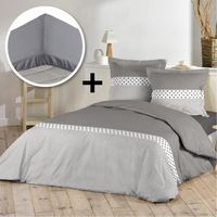 PACK LINGE DE LIT DOUCEUR D'INTERIEUR Pack AGATHA 100% coton - Parur PACK LINGE DE LIT DOUCEUR D'INTERIEUR Pack AGATHA 100% coton - Parur
