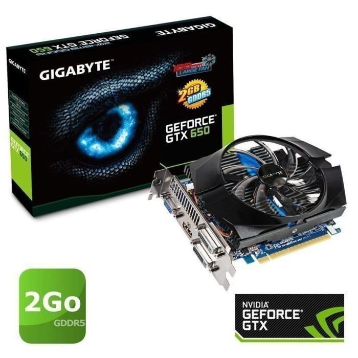 Gigabyte GTX650 2Go GDDR5 OC   Achat / Vente CARTE GRAPHIQUE Gigabyte