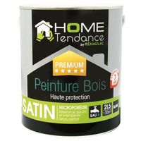 PEINTURE - VERNIS Peinture bois haute protection 2,5 L blanc satiné PEINTURE - VERNIS Peinture bois haute protection 2,5 L blanc satiné