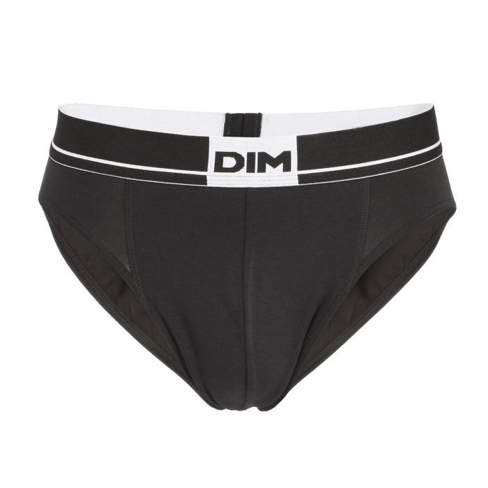  noir. Slip DIM homme stretch modal. Composition 45% modal, 44