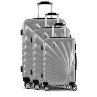 SET DE VALISES MANOUKIAN Set de 3 Valises Chariot Rigide ABS et P SET DE VALISES MANOUKIAN Set de 3 Valises Chariot Rigide ABS et P