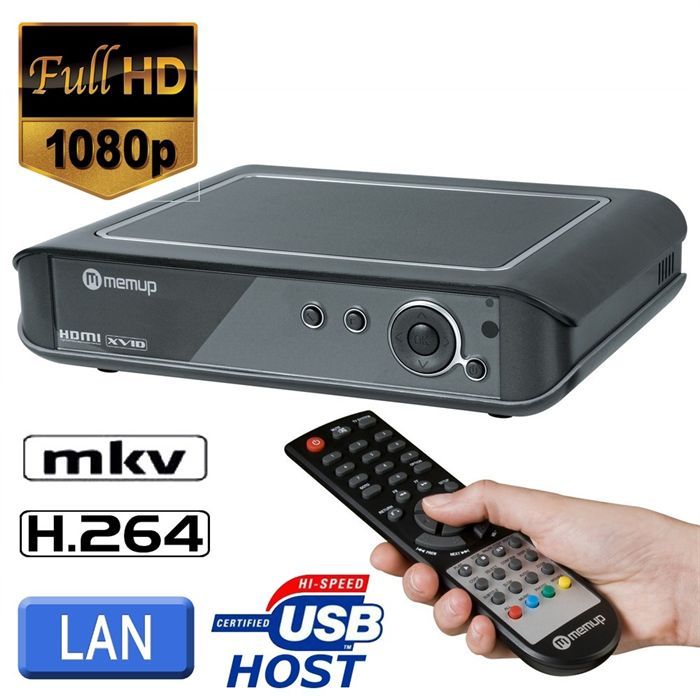 Memup MediaDisk LX LAN 2000 Go Full HD 1080p   Achat / Vente LECTEUR