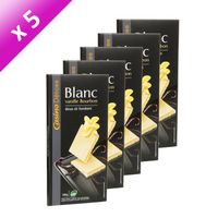 CHOCOLAT EN TABLETTE CASINO Chocolat Blanc Vanille Casino 100 g (x5) CHOCOLAT EN TABLETTE CASINO Chocolat Blanc Vanille Casino 100 g (x5)