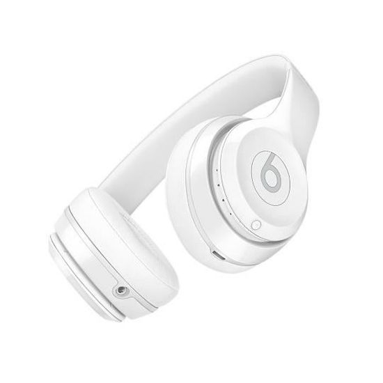 Beats Solo3 Wireless Casque Audio Bluetooth Blanc Verni Casque
