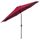 Parasol en aluminium rond polyester 180g/m2 manive