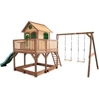 MAISONNETTE EXTÉRIEURE AXI Maisonnette Enfant Cabane en bois 2 en 1 Liam MAISONNETTE EXTÉRIEURE AXI Maisonnette Enfant Cabane en bois 2 en 1 Liam