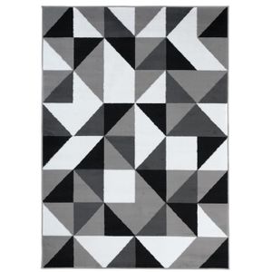 Tapiso Luxury Tapis De Salon Blanc Achat Vente Pas Cher
