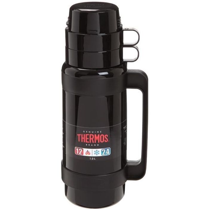 THERMOS Mondial bouteille isotherme 1L Noir Prix pas cher Cdiscount