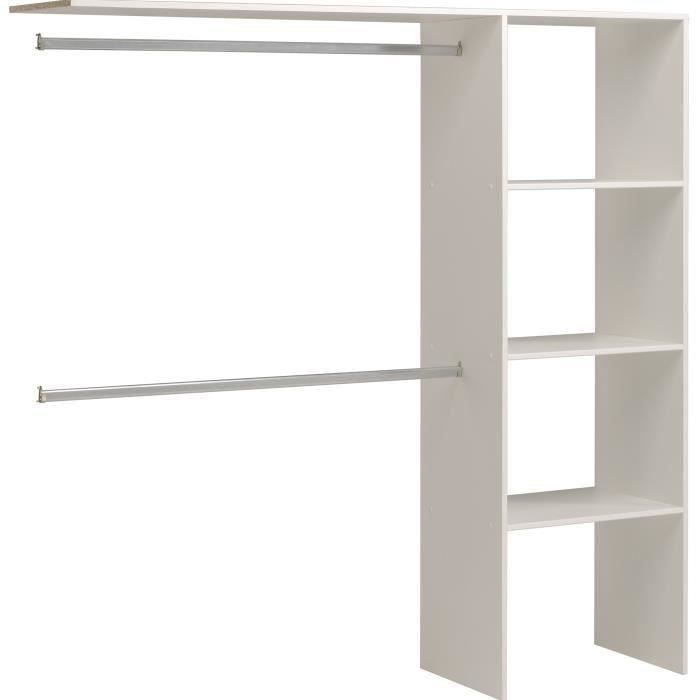 LEA Dressing classique blanc - L 180 cm