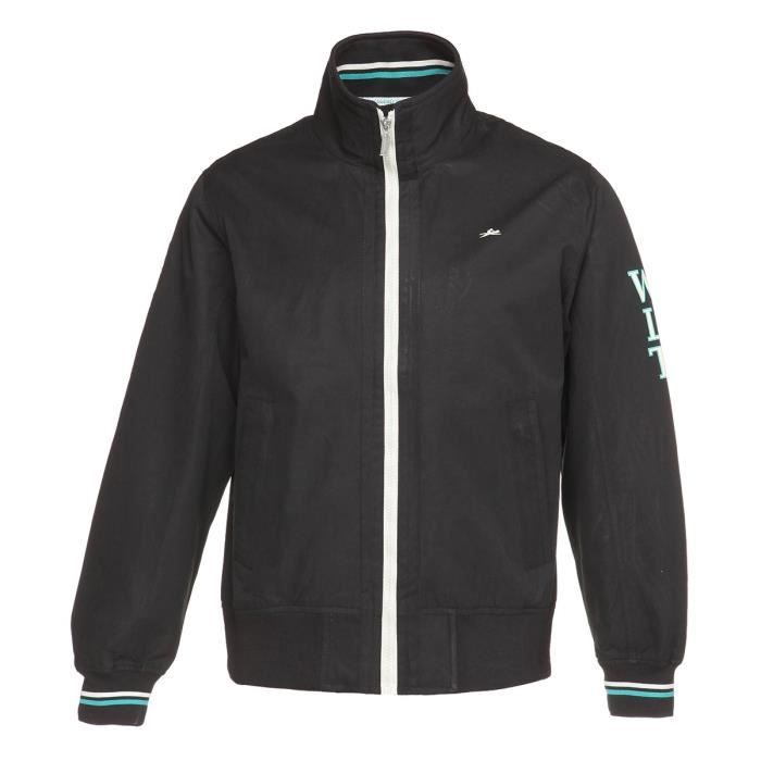 EQUI-THEME Blouson d'équitation - Homme - Noir / Turquoise