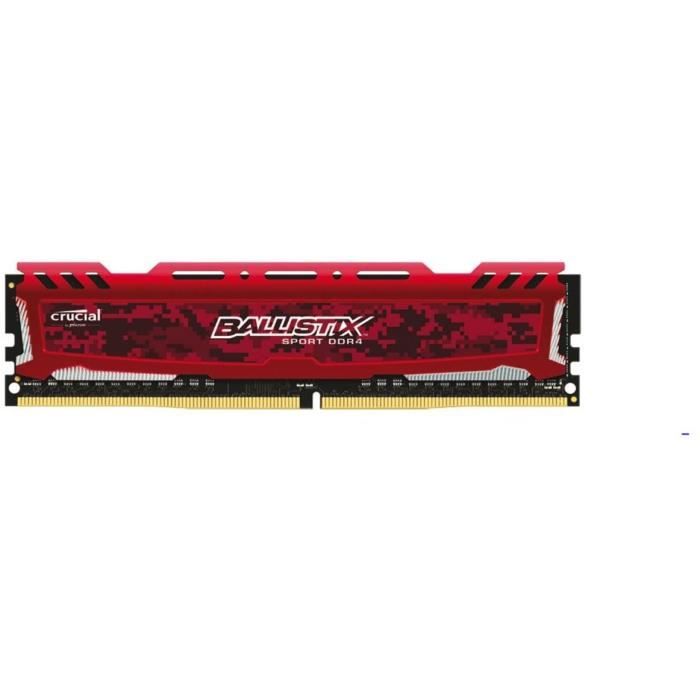 BALLISTIX SPORT LT Mémoire PC KIT - DDR4 - 64GB (16GB*2) - 2400