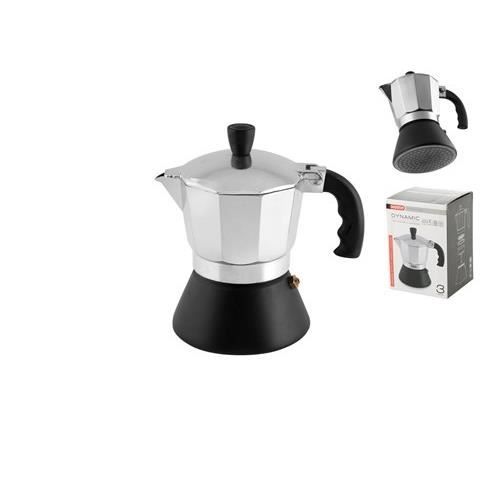 HOME Cafetière induction Mokita Aluminium 3 tasses