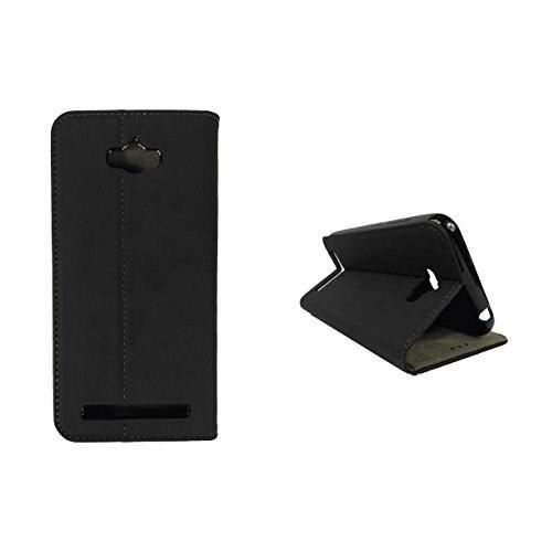 UNIFORMATIC Protection à rabat pour téléphone portable pour Asus Zenfone Max - polyuréthane thermoplastique - Noir