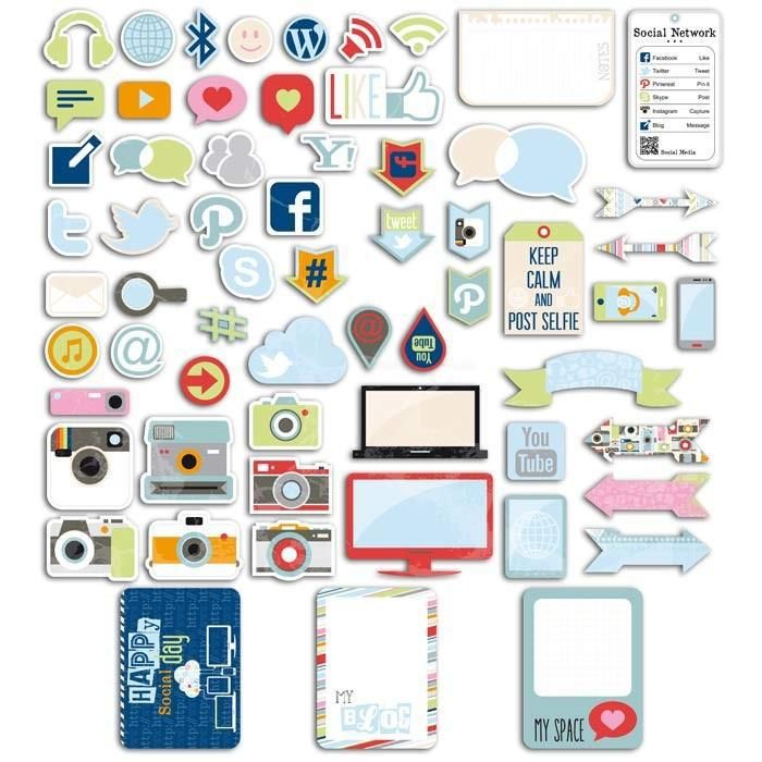 TOGA Pack de 62 Formes Découpées Be Connected