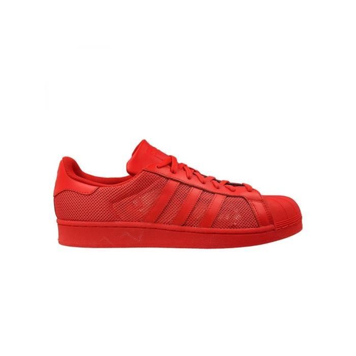 Superstar rouge - Achat / Vente pas cher Chaussures Adidas Superstar