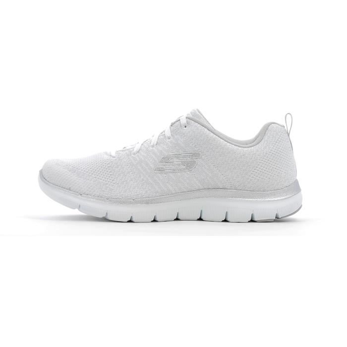 Skechers Flex Appeal 2.0 Open Night blanc - Chaussures Baskets basses Femme Skechers Flex Appeal 2.0 Open Night blanc - Chaussures Baskets basses Femme
