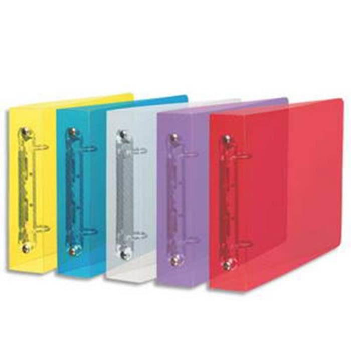 Lot De 10 Classeurs A4 En Carton Recyclé à Motif Marbre Nuageux - Largeur 8 Cm - Fabriqués En Allemagne - Certifié Ange Bleu - 10