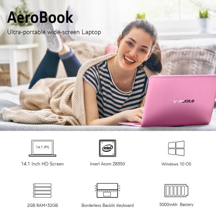 Ordinateur Portable 14” FHD IPS Écran-Intel2