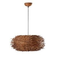 LUSTRE ET SUSPENSION Suspension Nido D60 cm marron 1 lampe E27 60w LUSTRE ET SUSPENSION Suspension Nido D60 cm marron 1 lampe E27 60w