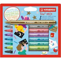 FEUTRES STABILO Etui x8 Feutres Metallisés FEUTRES STABILO Etui x8 Feutres Metallisés