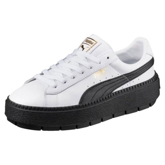 Basket Puma Platform Trace - 366109-02 Blanc Blanc - Achat / Vente basket Basket Puma Platform Trace - 366109-02 Blanc Blanc - Achat / Vente basket