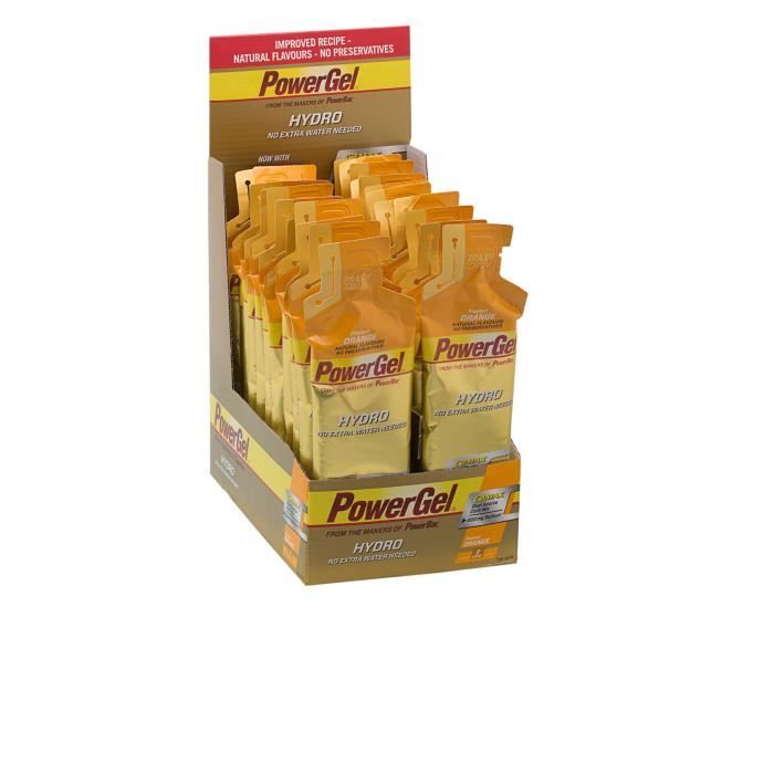 POWERBAR Lot de 24 Hydro Gels - Orange - 67 ml