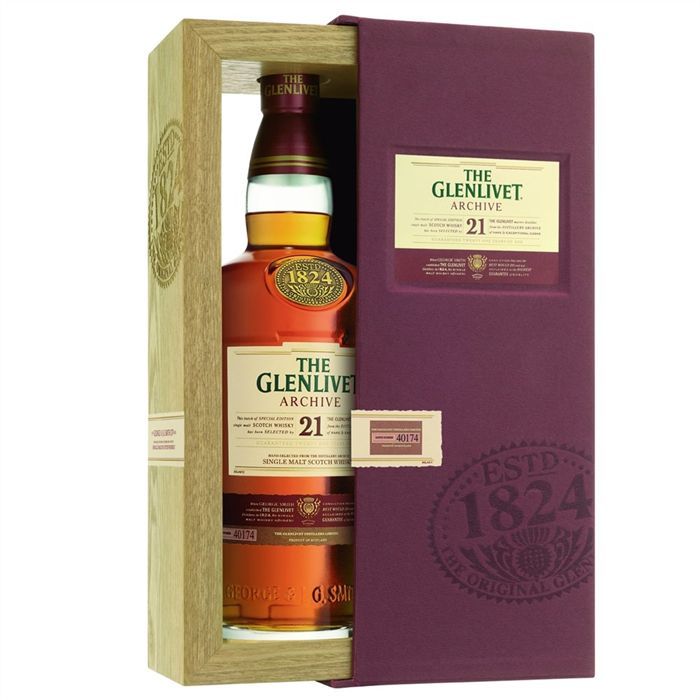 The Glenlivet 21 ans Archive (70cl)   Achat / Vente The Glenlivet 21