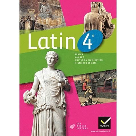 JEUNESSE ADOLESCENT Latin 4ème ; manuel de lélève (édition 2011)