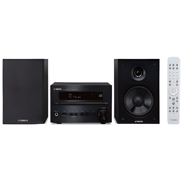YAMAHA MCR-B370D Noir - Mini-chaîne 40 Watts - Lecteur CD/MP3 - Bluetooth 4.2- Tuner FM/DAB+ - Port USB - Entrée AUX