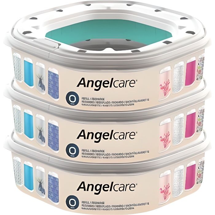 Angelcare - Lot x3 Recharges Octogonales