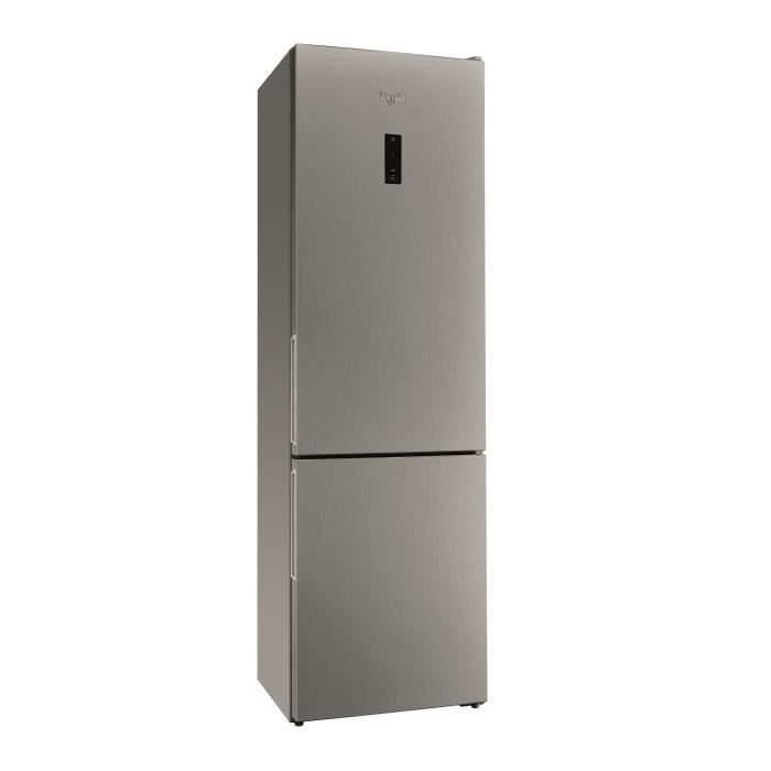 WHIRLPOOL WNF8T2OX-NEW Réfrigérateur congélateur bas - 338 L (234 L + 104 L) - Total NoFrost - Classe A++ - L60 x H189 cm - Inox