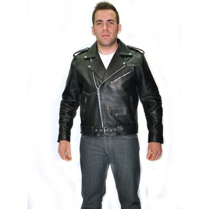 blouson noir moto biker cuir homme perfecto m achat blouson noir moto biker cuir homme perfecto m achat