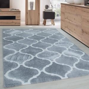 Tapis Gris Paillete Enredada