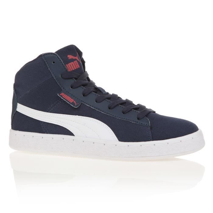 PUMA Baskets '48 Mid CV Homme - Marine et blanc