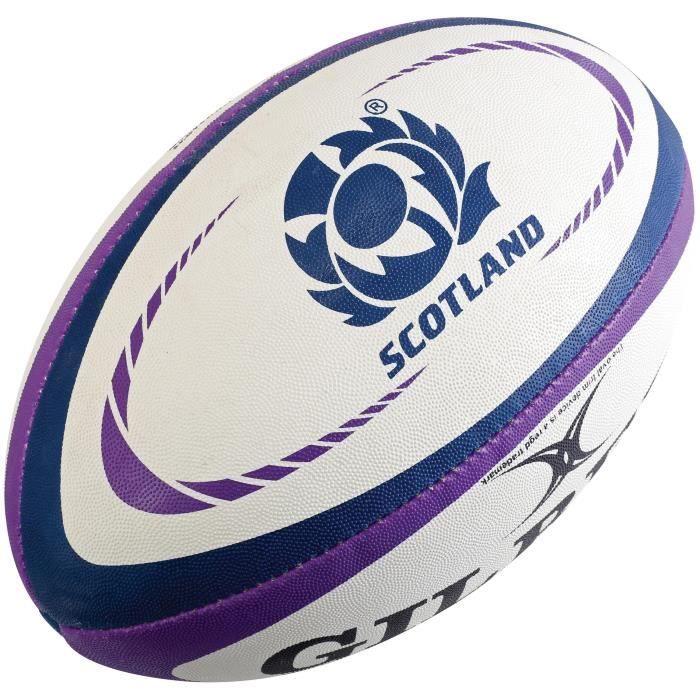 GILBERT Ballon de rugby REPLICA - Taille Midi - Ecosse