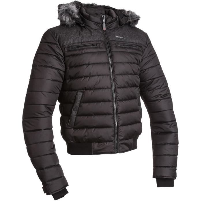 BERING Blouson Moto Tissu Daryl Noir