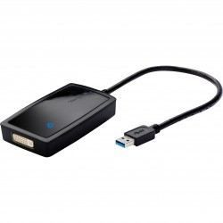 TARGUS USB 3.0 SuperSpeed Multi Monitor Adapter - Adaptateur vidéo externe - USB 3.0 - DVI - Noir