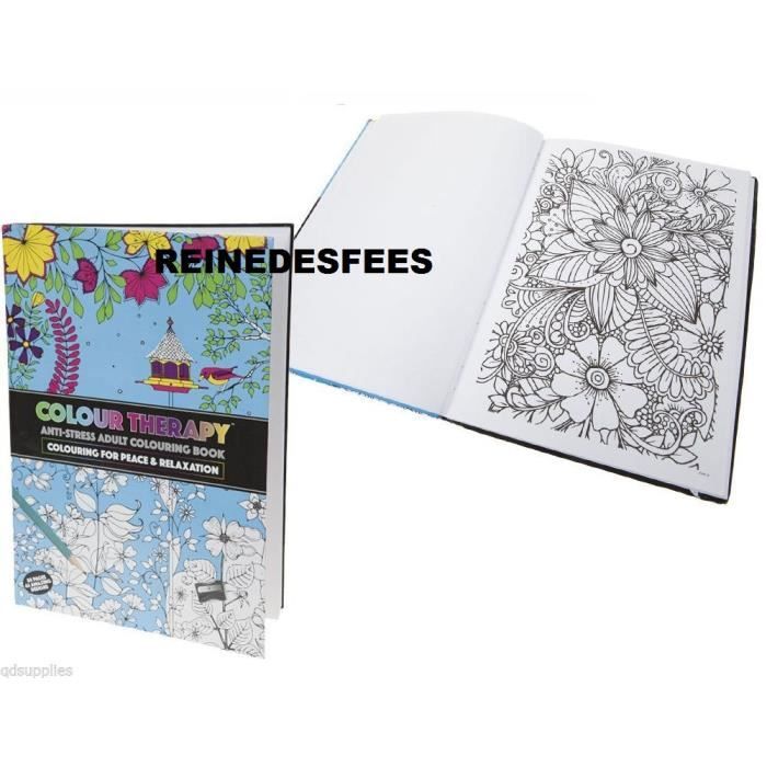 Livre album de coloriage adultes enfants anti stress Art ...