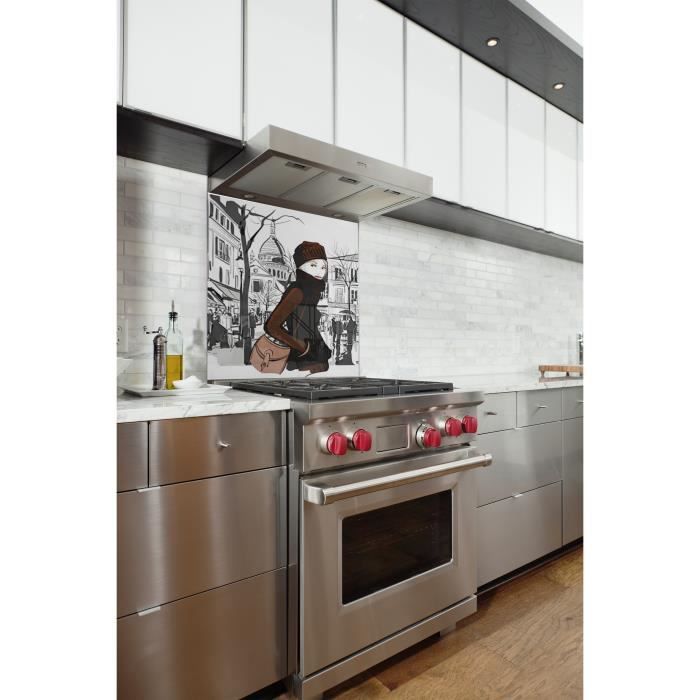 Fond de hotte "Femme au square de Montmartre1