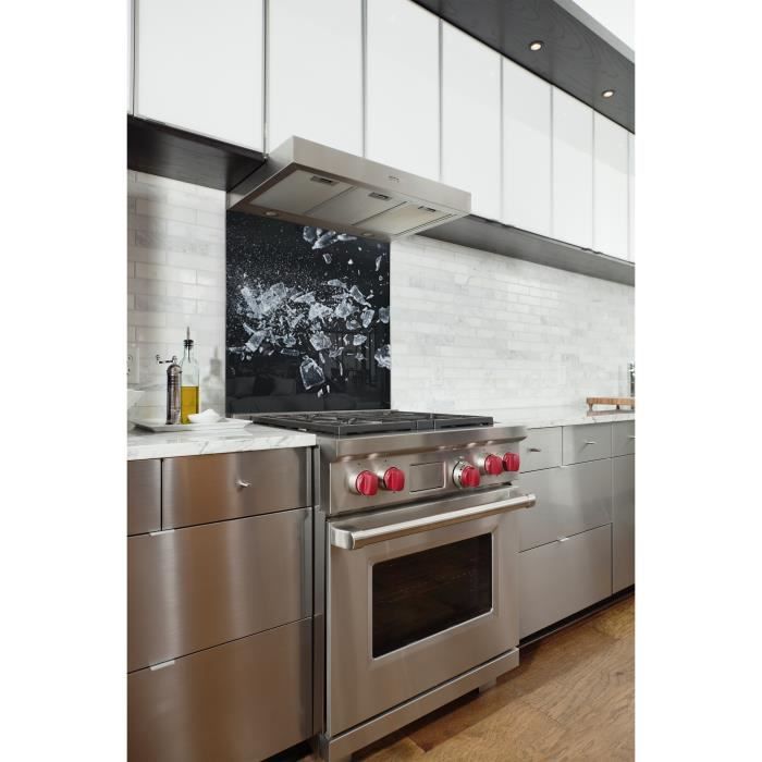 Fond de hotte "Eclats de glace" en Panneau1