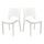 Chaise polypropylene blanche