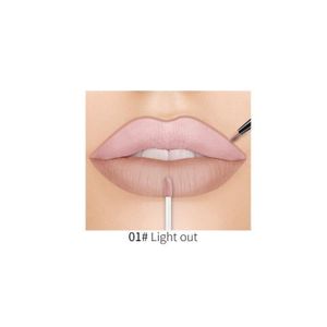 Rouge à Lèvres Lip Gloss Matte Liner 2 In 1 Lip Dye Plumper Tattoo 01 Lumière éteinte