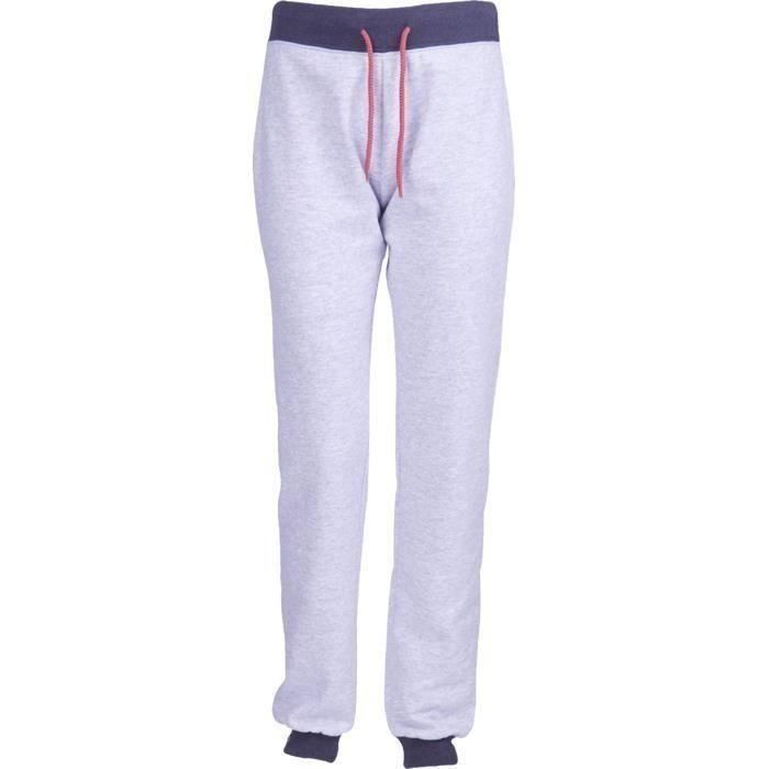 SOFTWR Pantalon Basic - Enfant Fille - Gris
