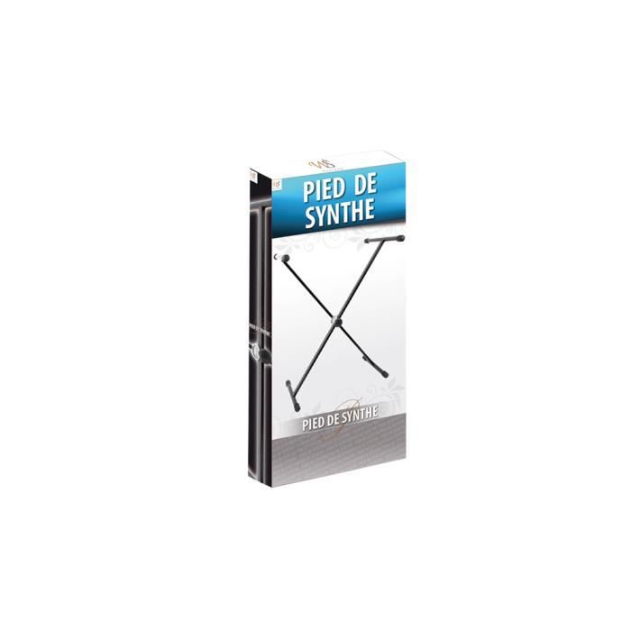 WS 600730A Pied de synthé pliable avec étui coloré