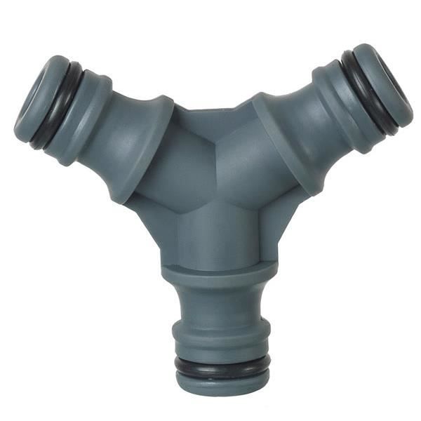 Raccord En T En Laiton Chromé Pour Tuyau D'arrosage 19 Mm – 3 Voies – Haute Résistance – Compatible Eau, Huile, Carburant