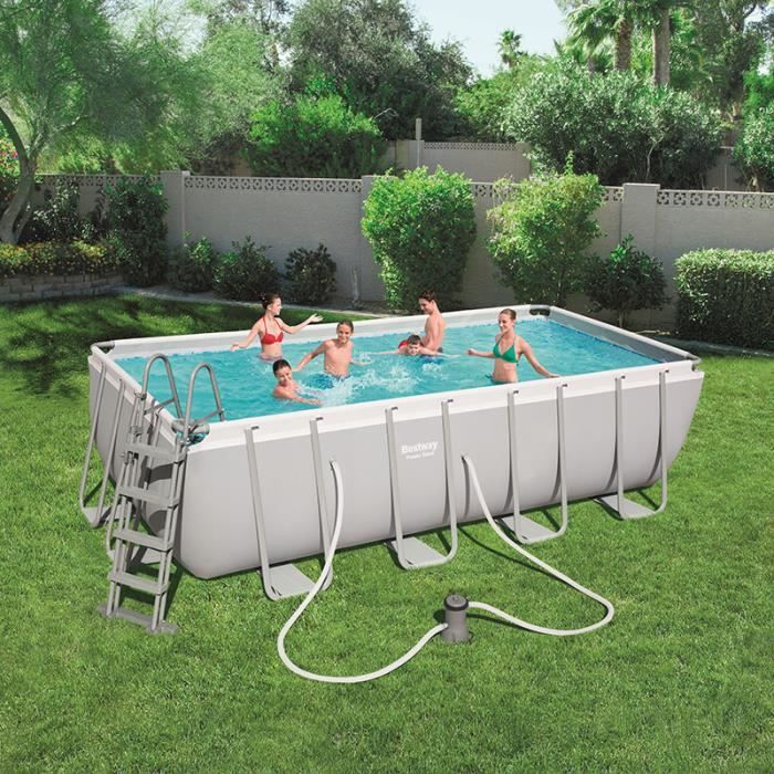 Piscine Tubulaire Bestway 488 X 244 X 122 M Filtre à Cartouche