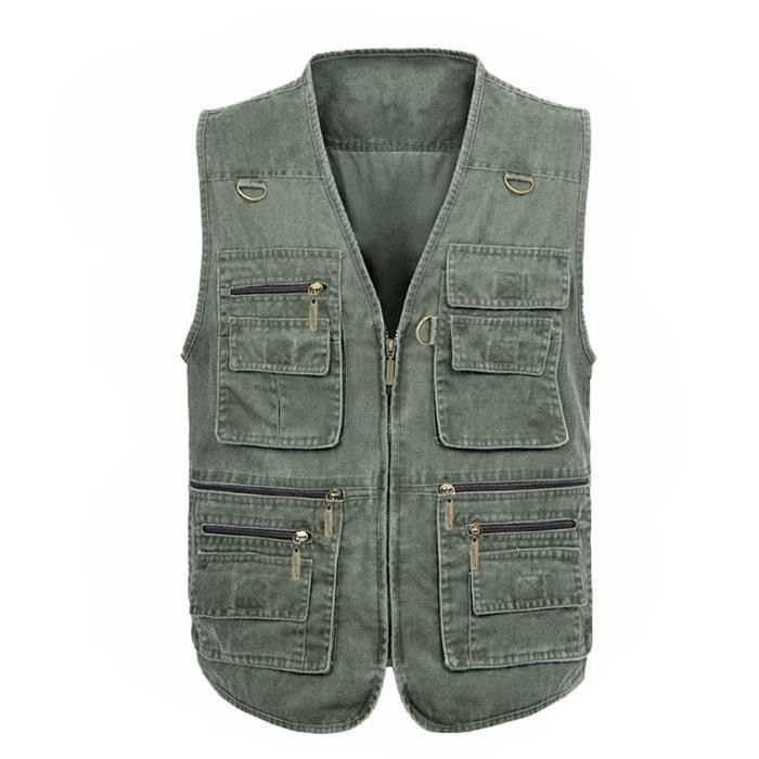 Veste Grande Taille Maillot Gilet Camouflage sans Manches ...
