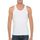 Lot de 6 Débardeur Homme Blanc 100% coton T: M