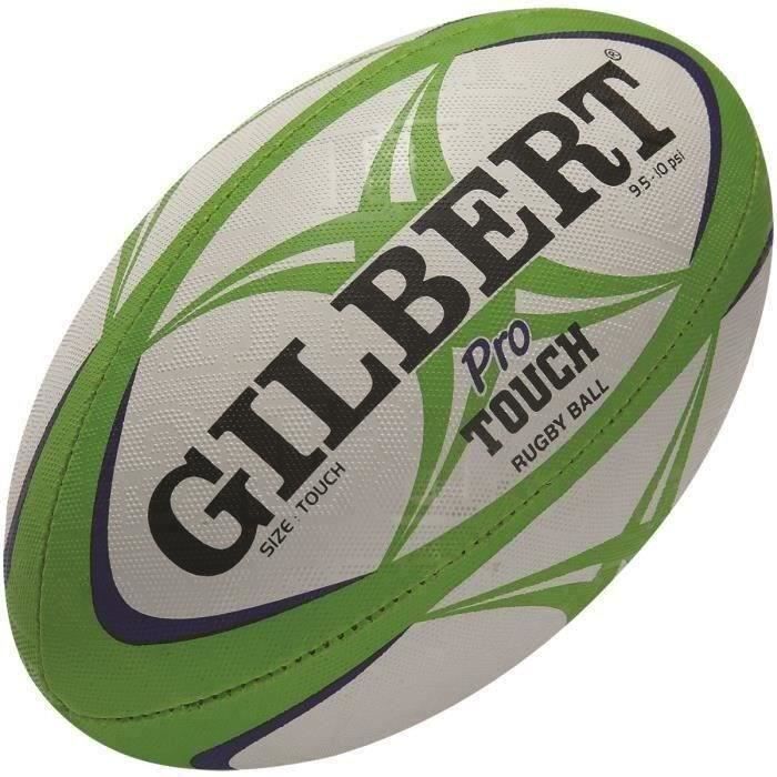 GILBERT Ballon de Touch rugby MATCH PRO Vert Bleu